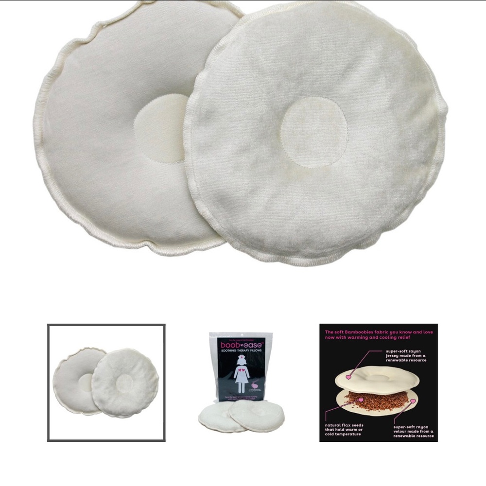 Bamboobies soothing therapy pillows NWOT